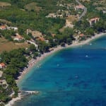 Trstenica beach from above